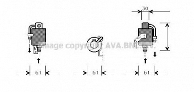 AVA QUALITY COOLING msd073 -  Осушитель, кондиционер